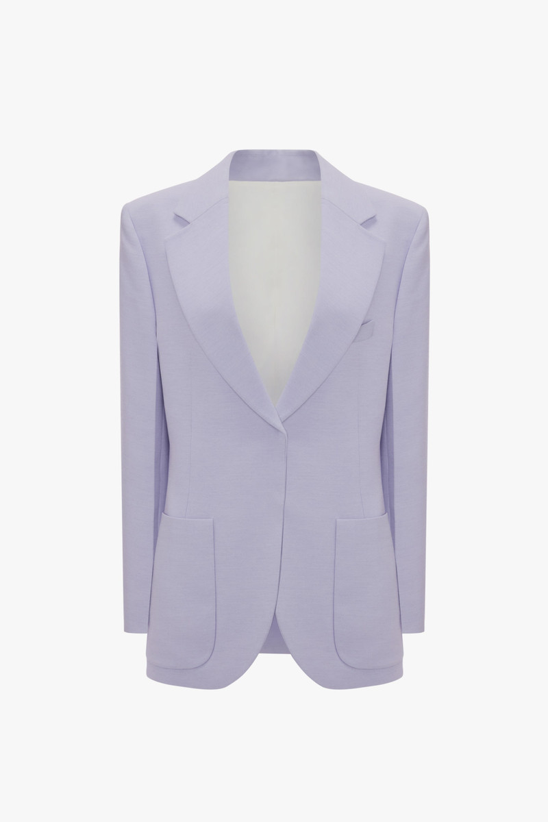 Patch Pocket Jacket In Lavender - 1
