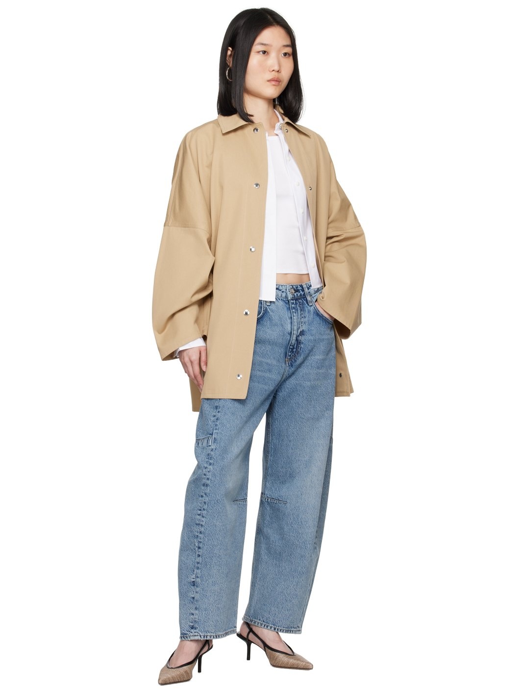 Blue Charlie Barrel Jeans - 4