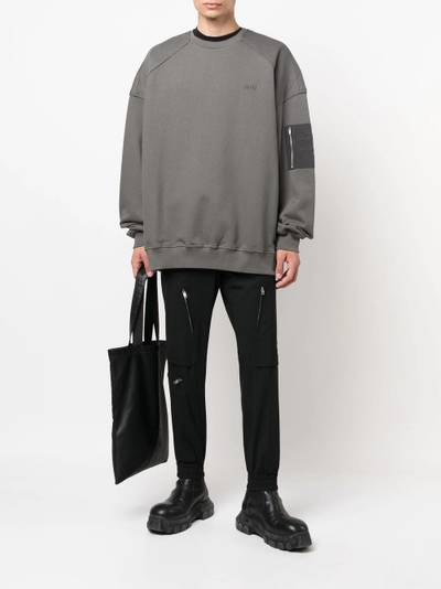 JUUN.J pocket-detail crew neck sweatshirt outlook