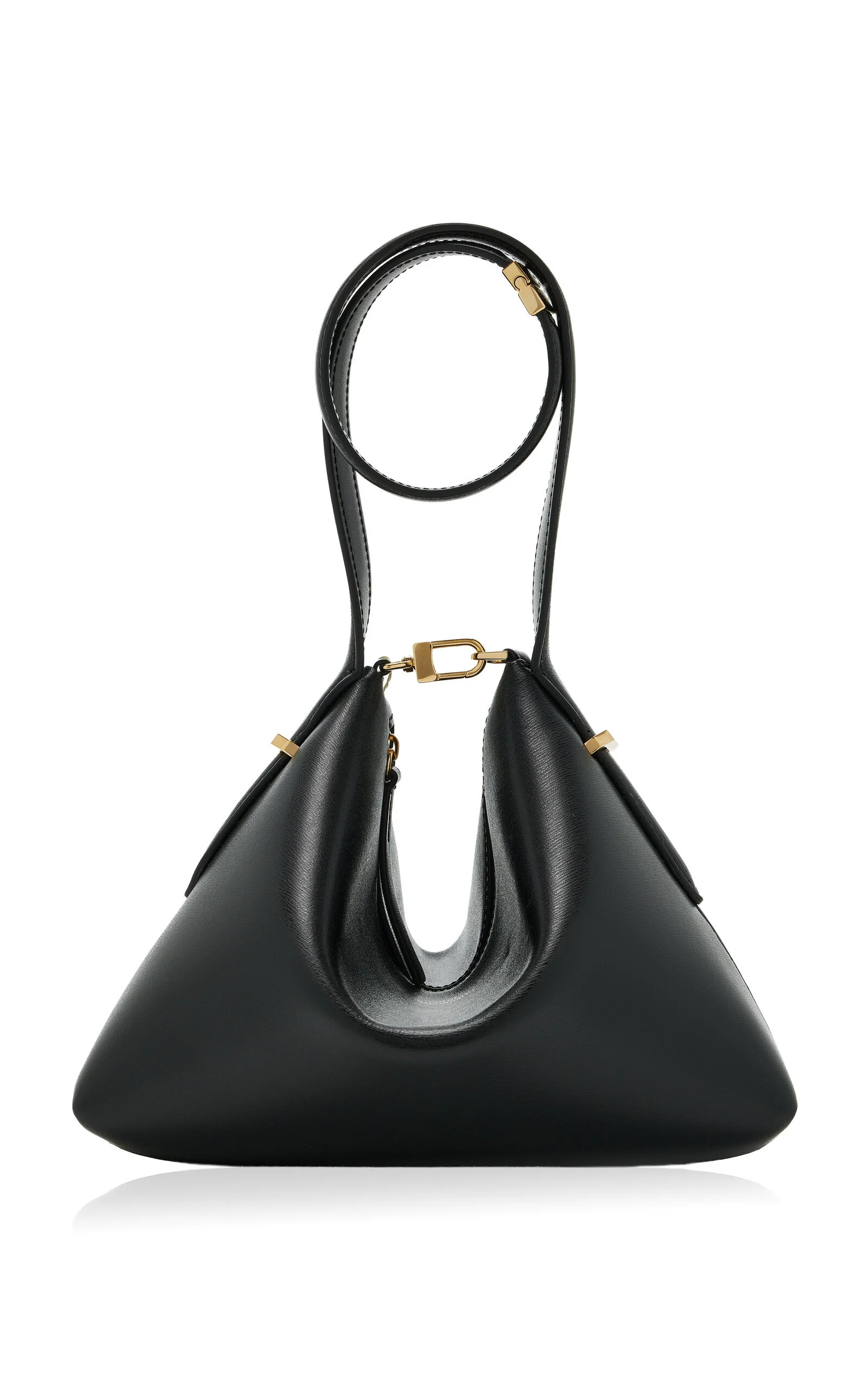 Scoop Leather Wristlet black - 1