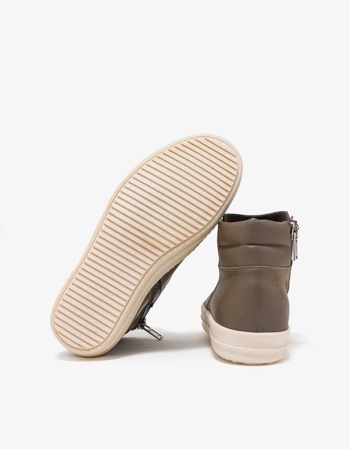 Rick Owens Island Dunk Darkdust Grey Mid High Trainers - AW16 - 3