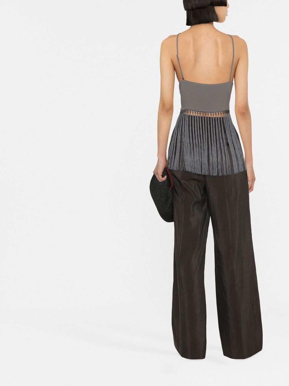 asymmetric fringed-edge top - 4