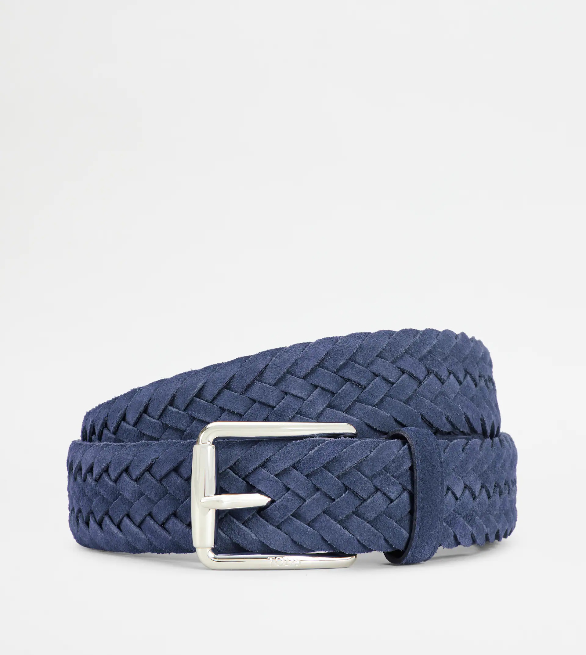 BELT IN SUEDE - BLUE - 1