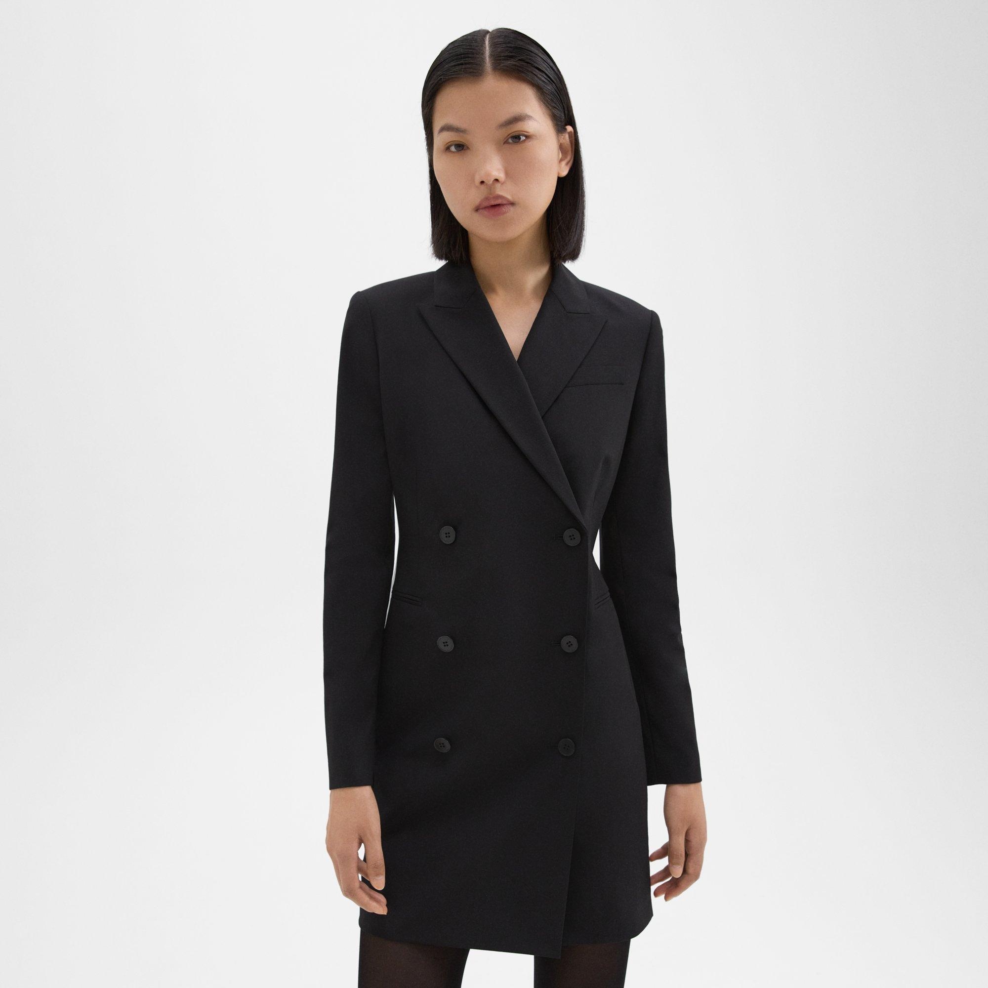 Blazer Dress in Good Wool - 5