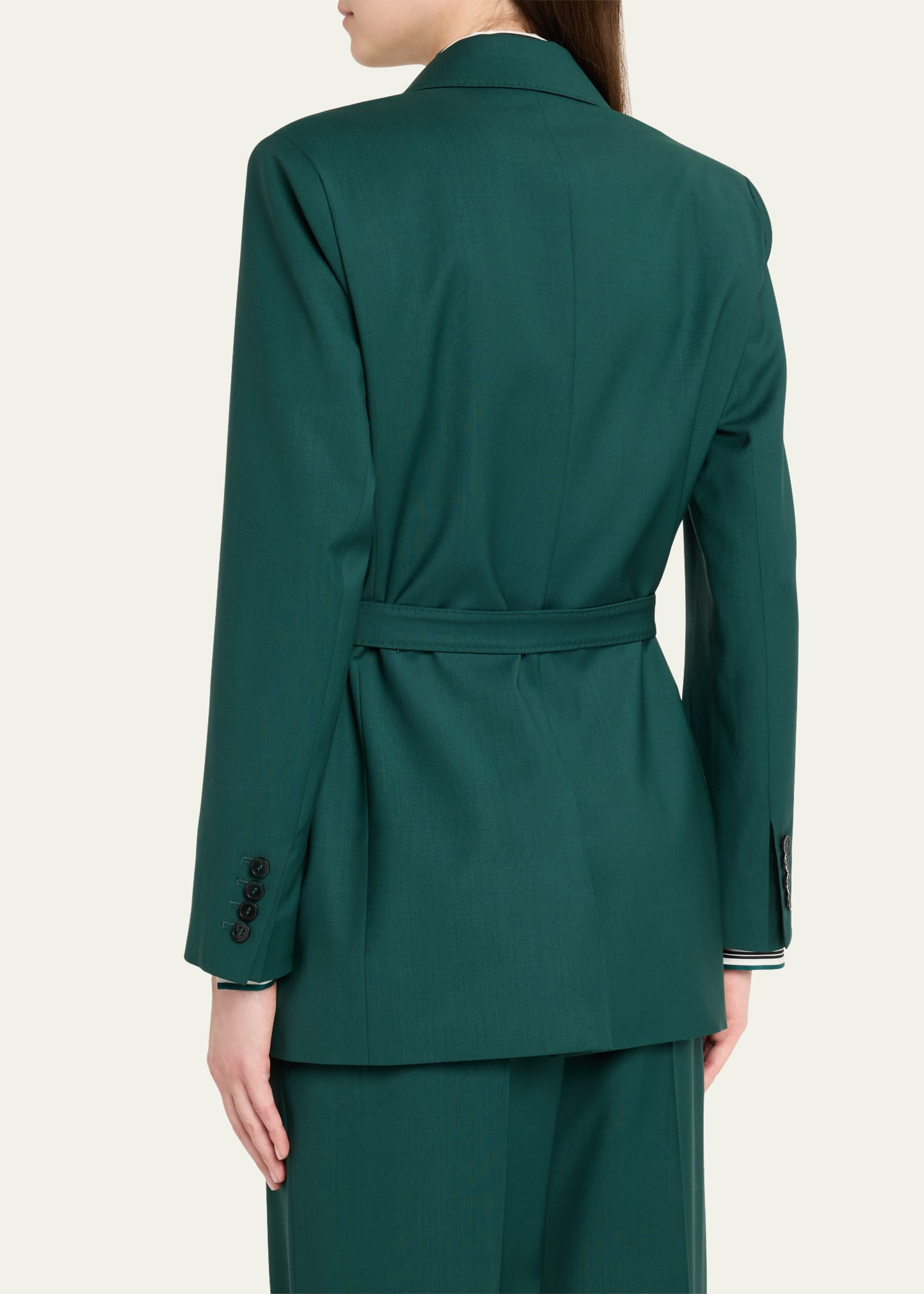 Talento Tie-Waist Wool Coat - 2