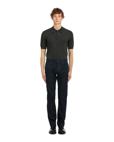 Prada Five-pocket light denim trousers outlook