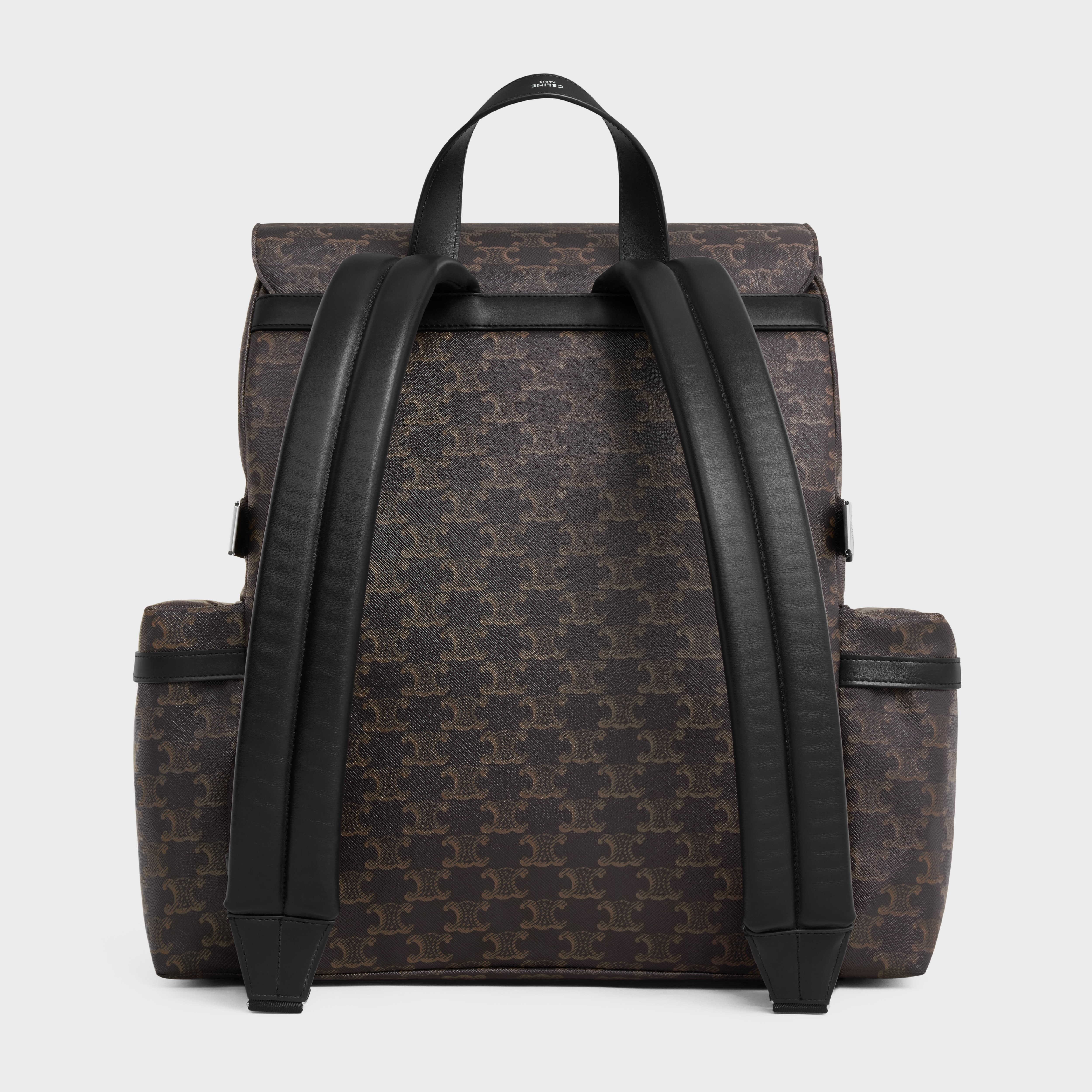Backpack in Triomphe canvas and calfskin - 3