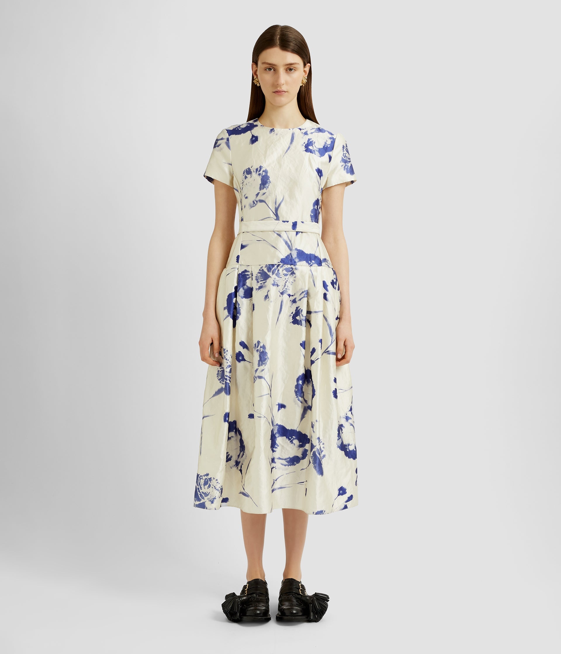 SHORT SLEEVE COCKTAIL DRESS - 2
