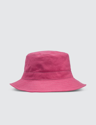 JW Anderson Red & Pink Color-blocked Bucket Hat outlook