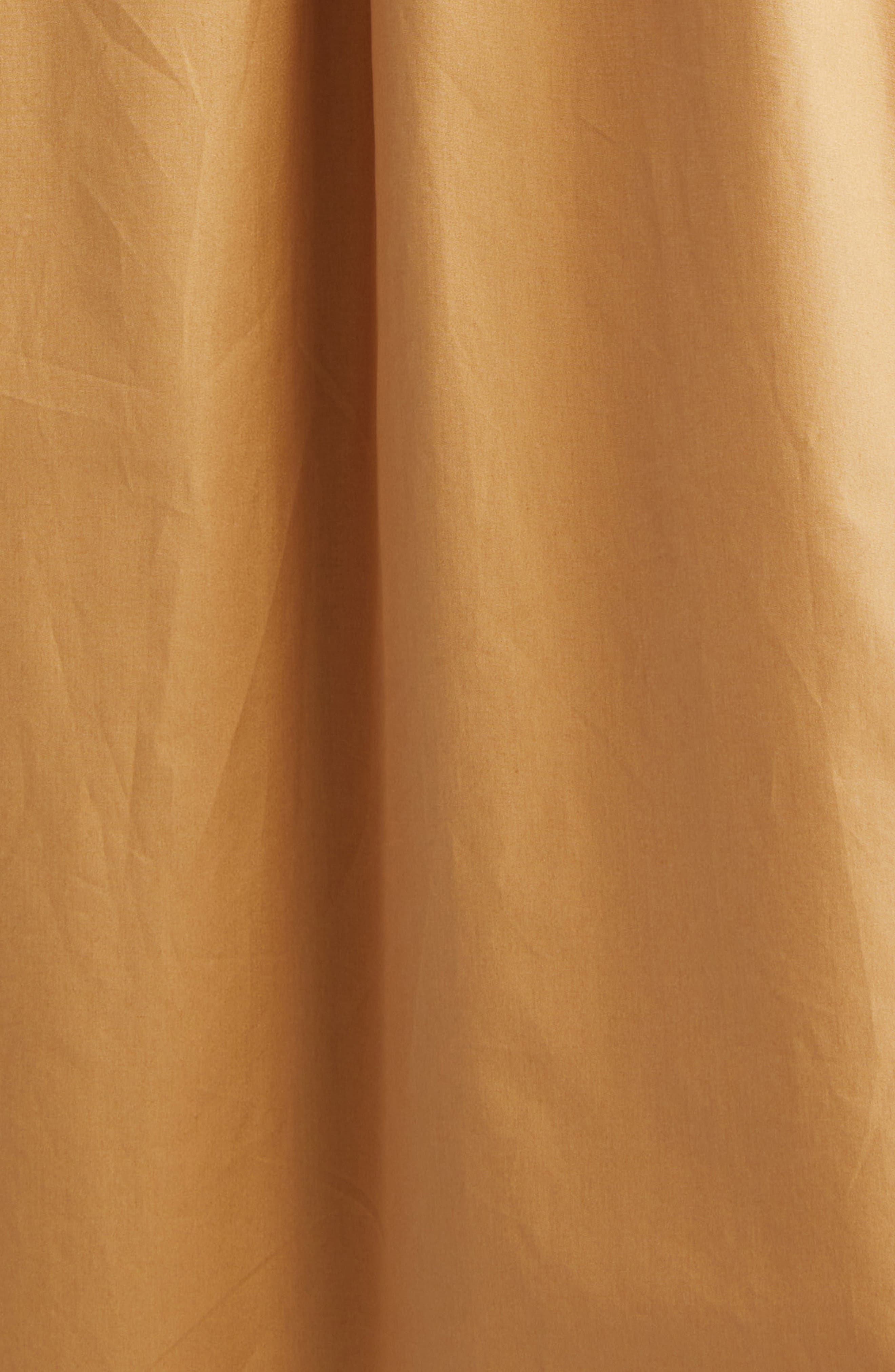 Max Mara Agoraio Cotton Belted Shirtdress in Caramel at Nordstrom - 6