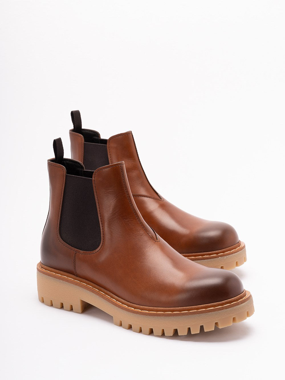 Prada Men Leather Ankle Boots - 5