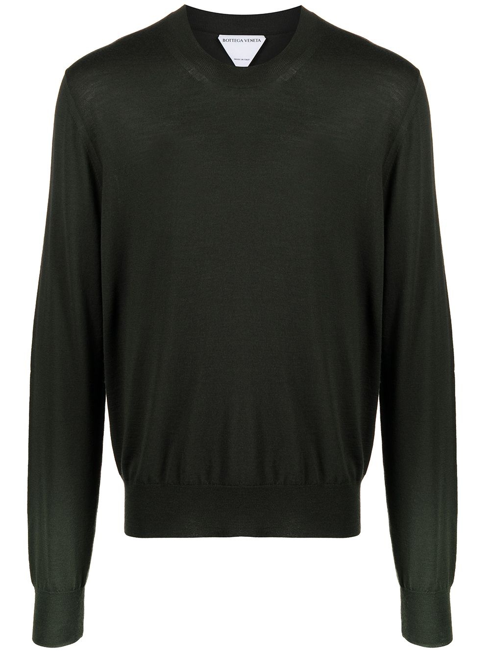 crew neck wool jumper - 1