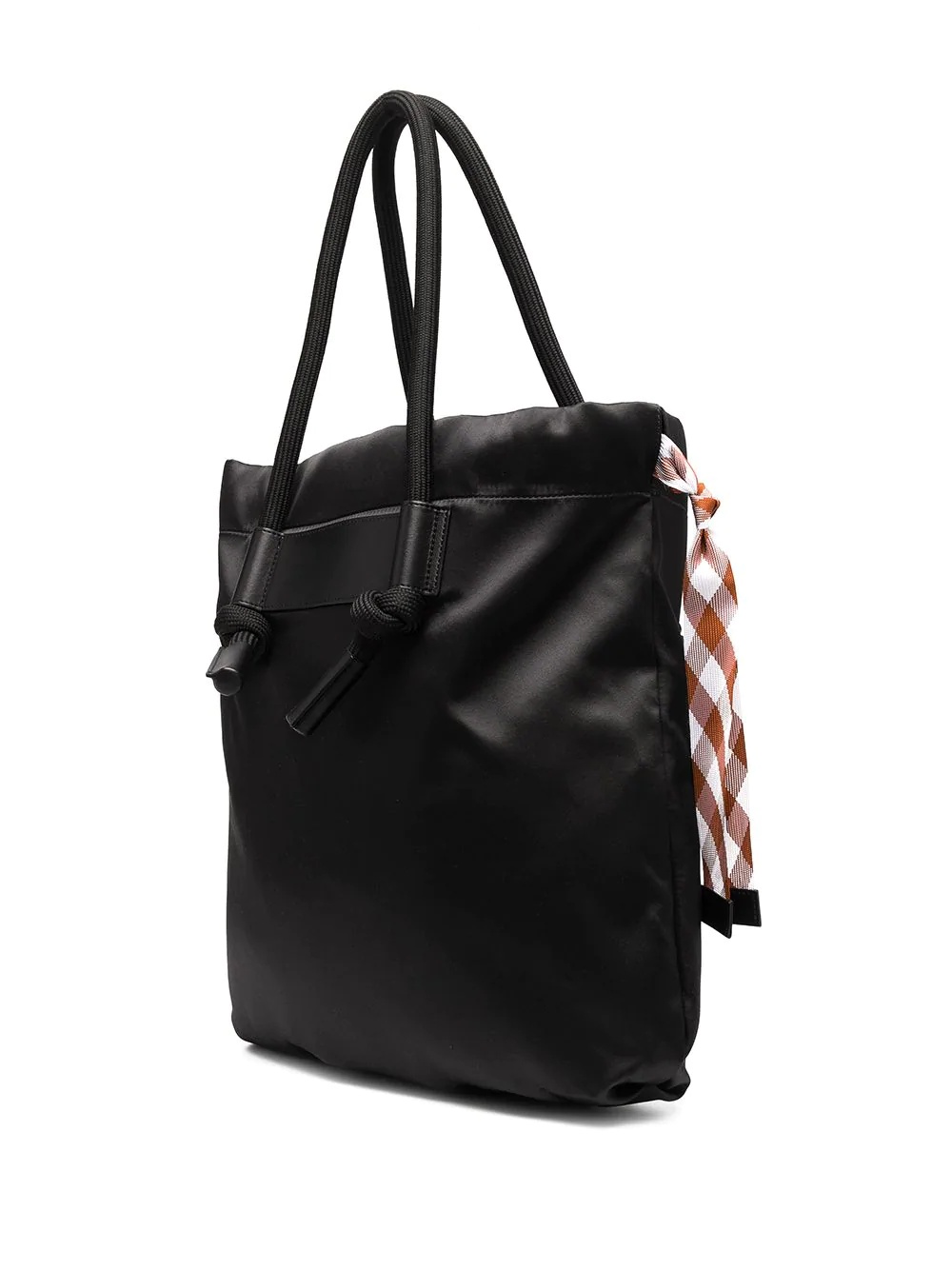 drawstring rope shoulder bag - 3