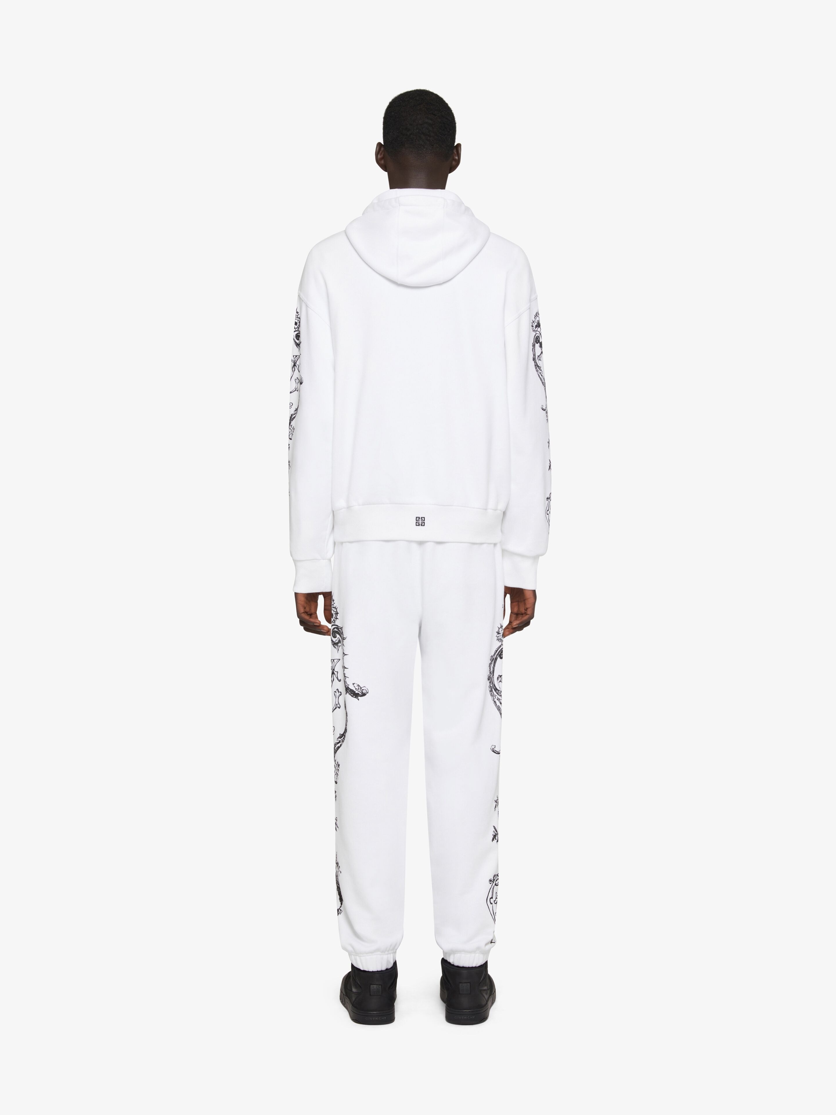 GIVENCHY CREST JOGGER PANTS IN FLEECE - 4