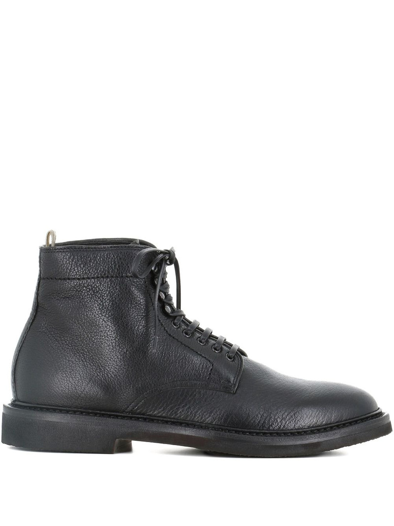 leather lace-up boots 1