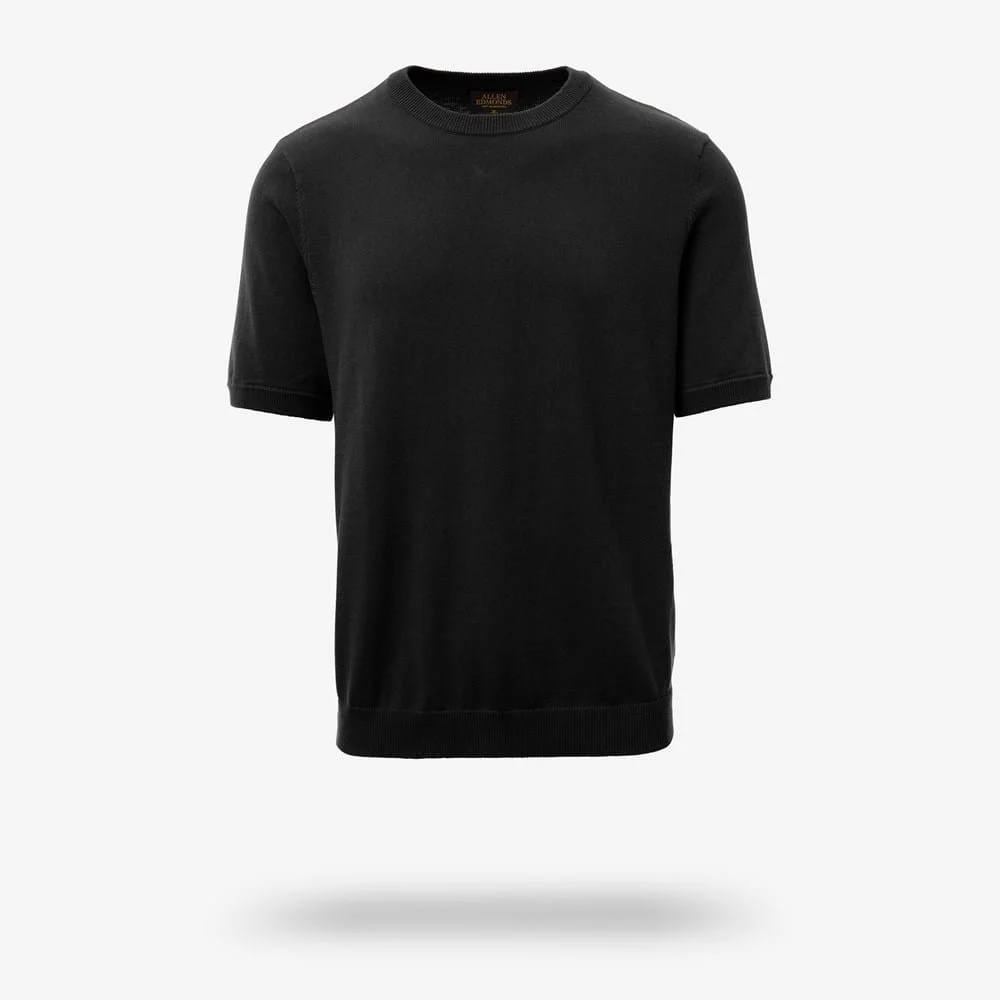 Short Sleeve Sweater T-shirt - 1