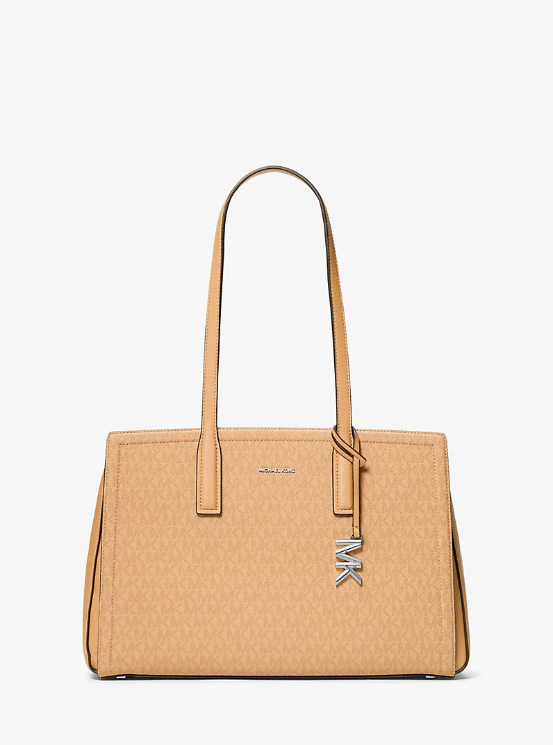 Laila Medium Signature Logo Tote Bag - 1