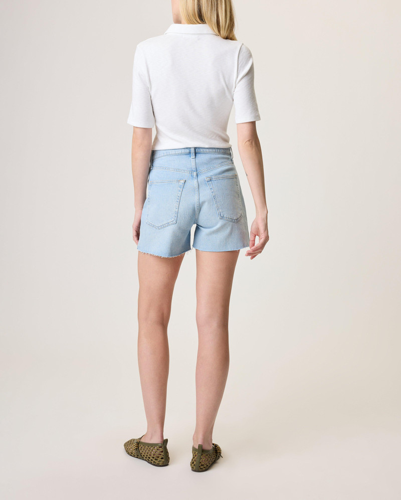 rag & bone Ribbed Short Sleeve Polo outlook