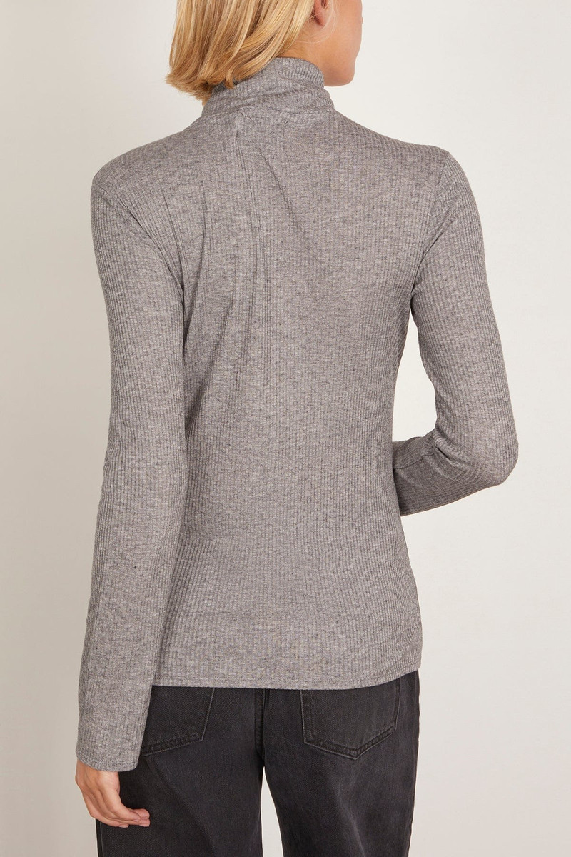 Gallinara Long Sleeve Top in Grey Melange 4