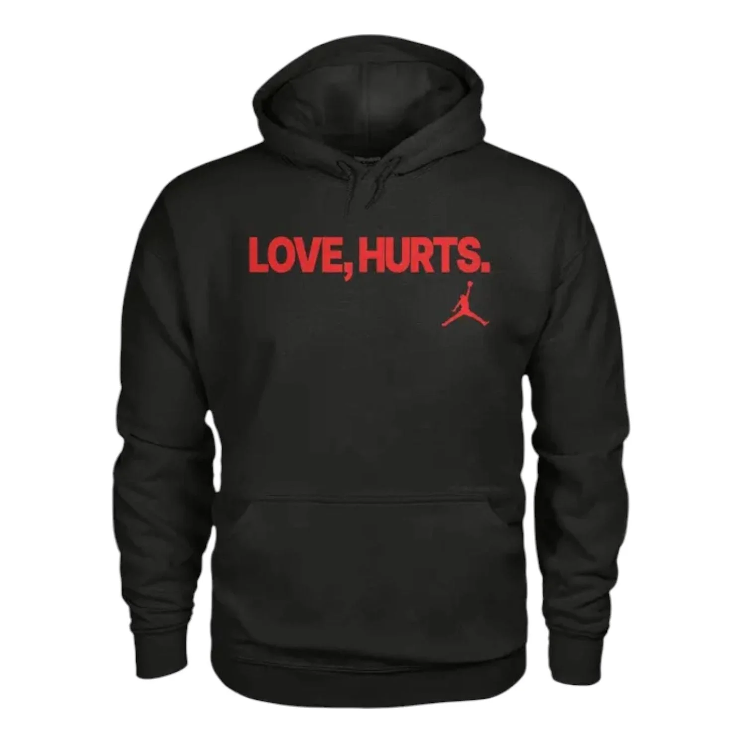Air Jordan x Jalen Hurts Love Hurts Hoodie 'Black' IQ3843-010 - 1