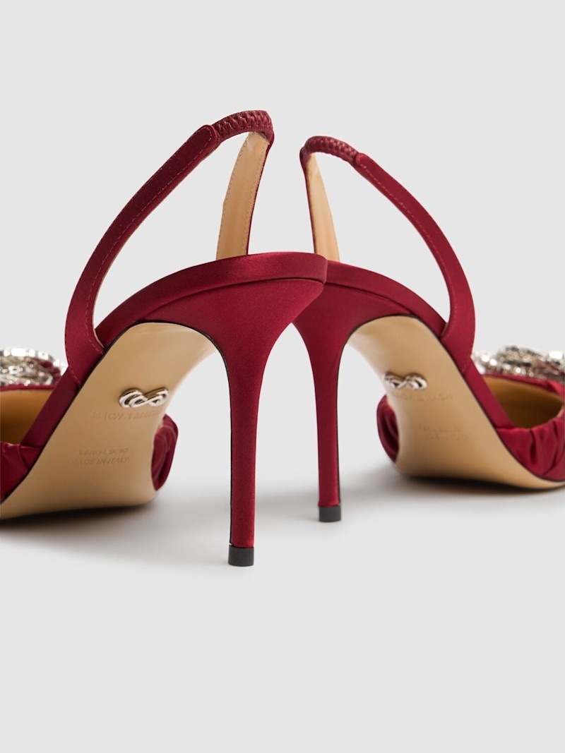 85mm Galaxy satin slingback heels - 5