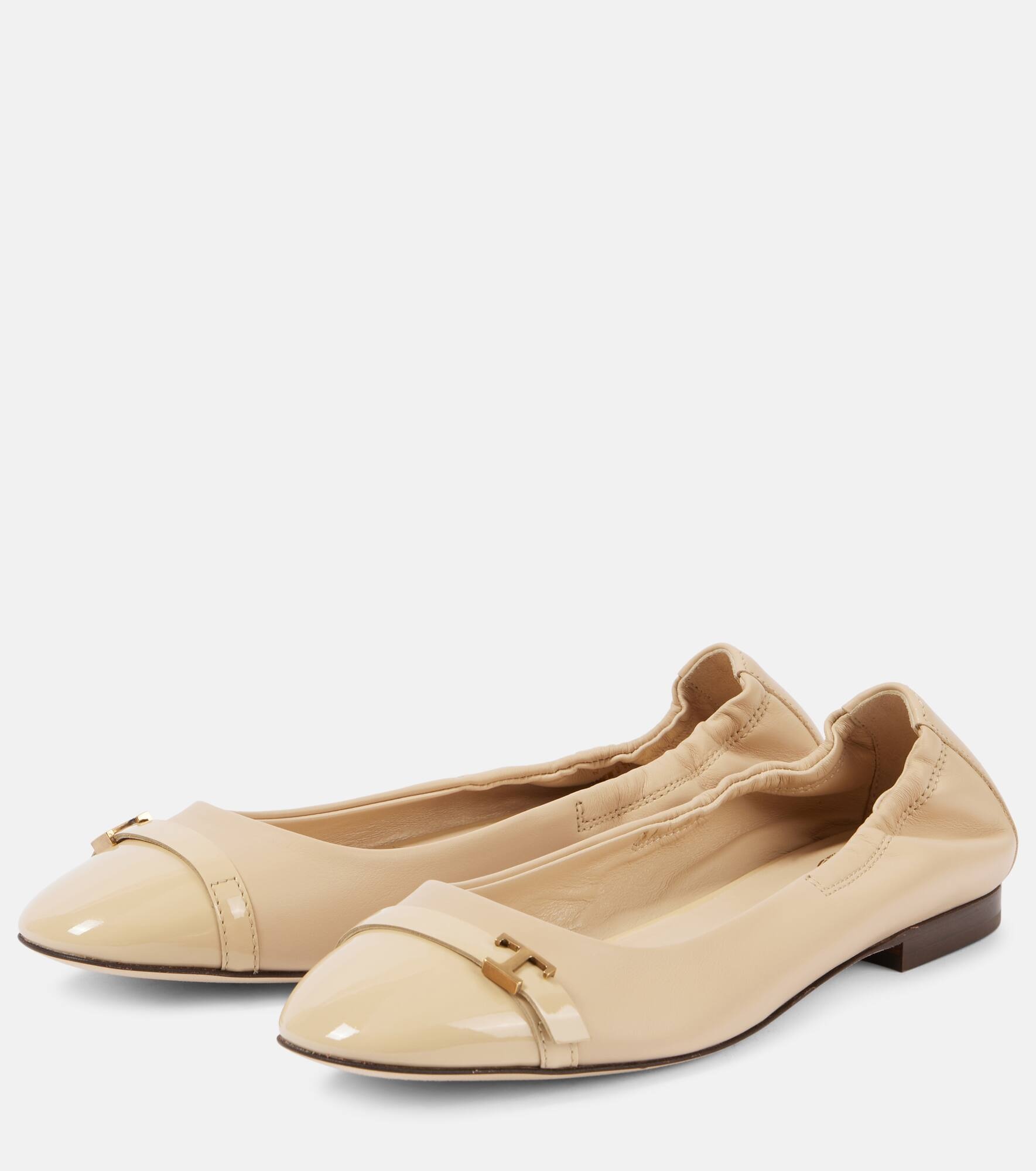 Leather ballet flats - 5