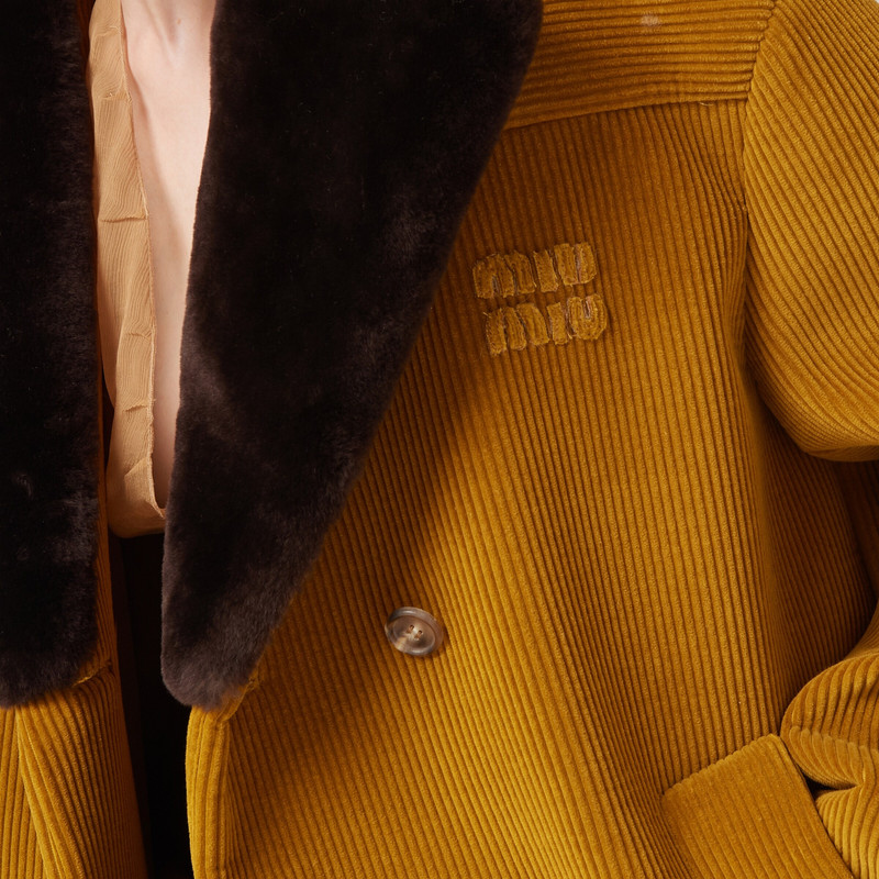 Corduroy blouson jacket 4