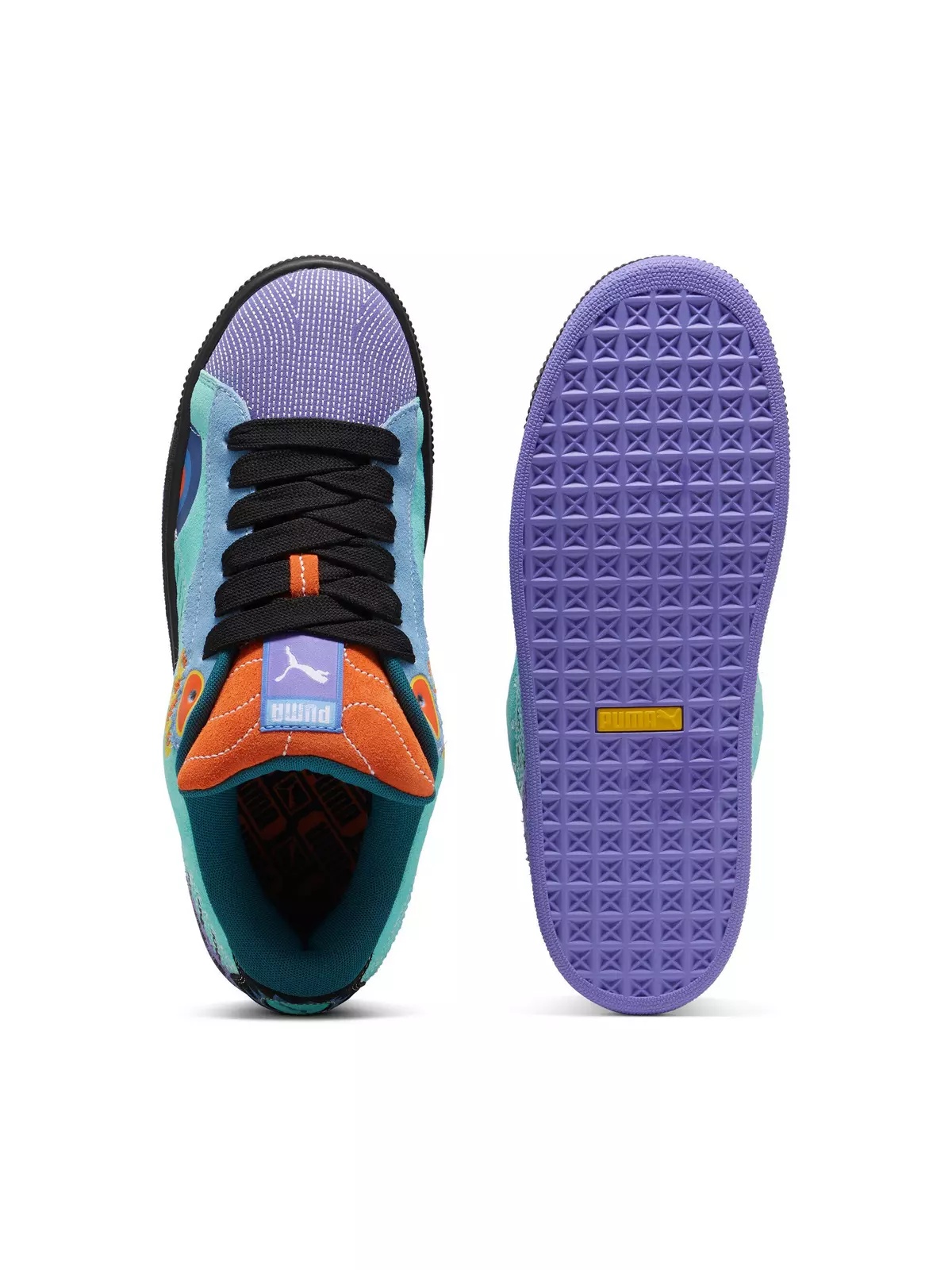PUMA Suede XL DDLM "Mint/Dark Amethyst" Men's Shoe - 4