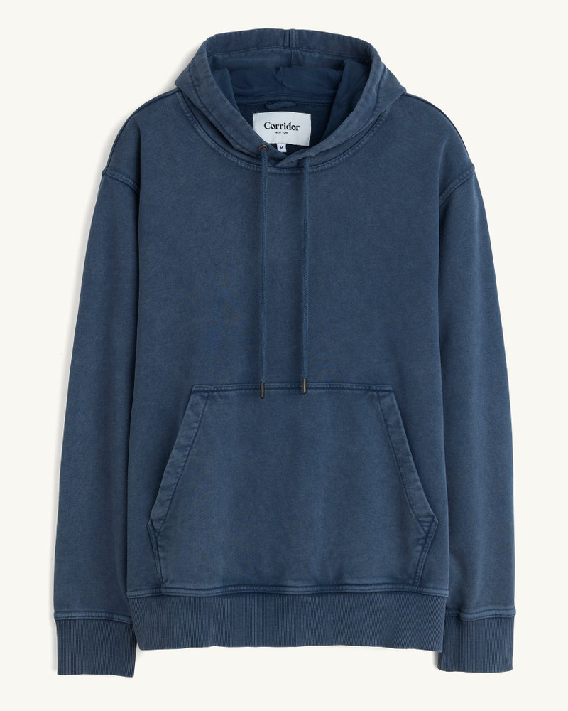 FRENCH TERRY HOODIE - NAVY 1
