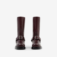 【関税＆送料込み】Burberry Soft Saddle Low Boots Burberry Leather Saddle Low Boots | REVERSIBLE