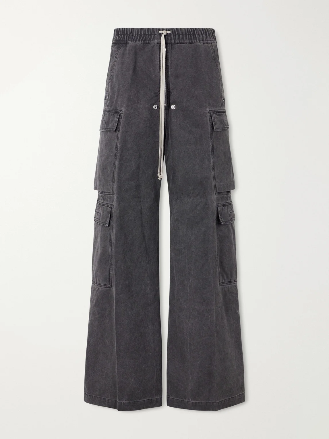 Jumbo Belas Wide-Leg Cotton-Canvas Cargo Trousers - 1