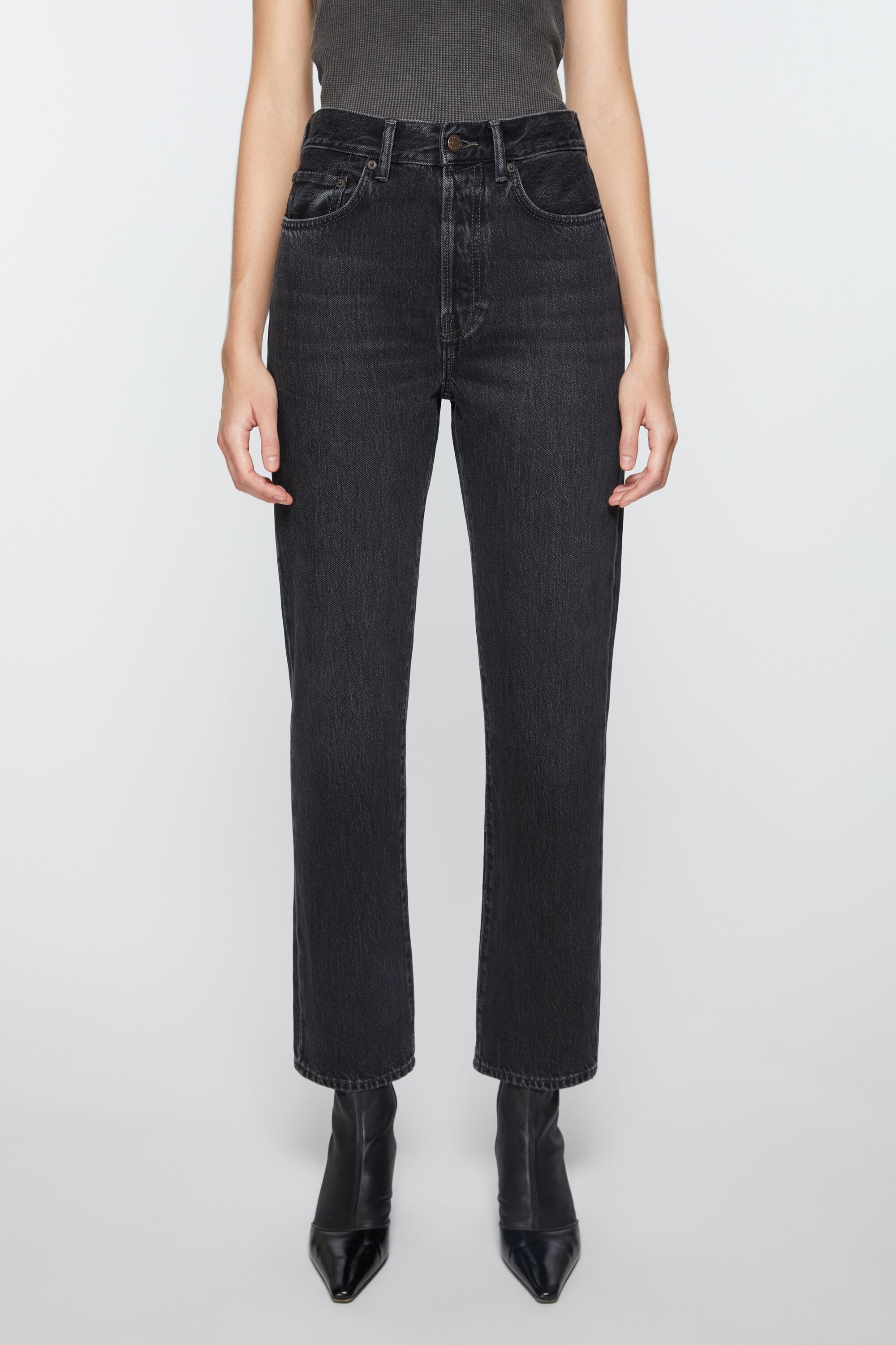 Regular fit jeans - Mece - Black - 2