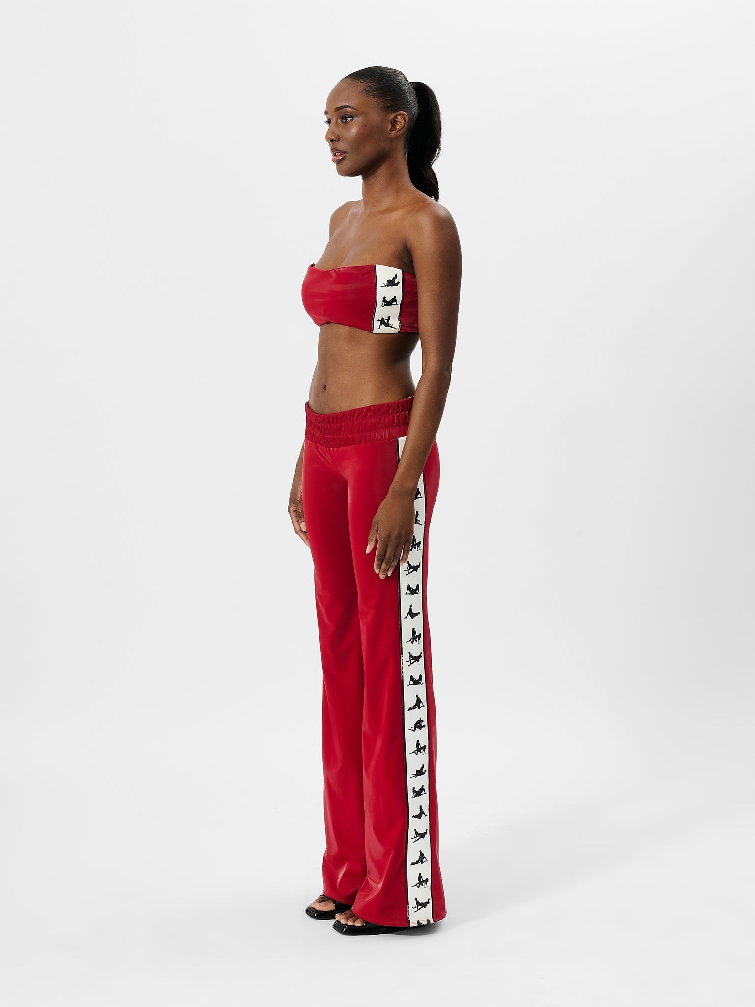 LEAGUE TRACKSUIT BOTTOMS RED - 5