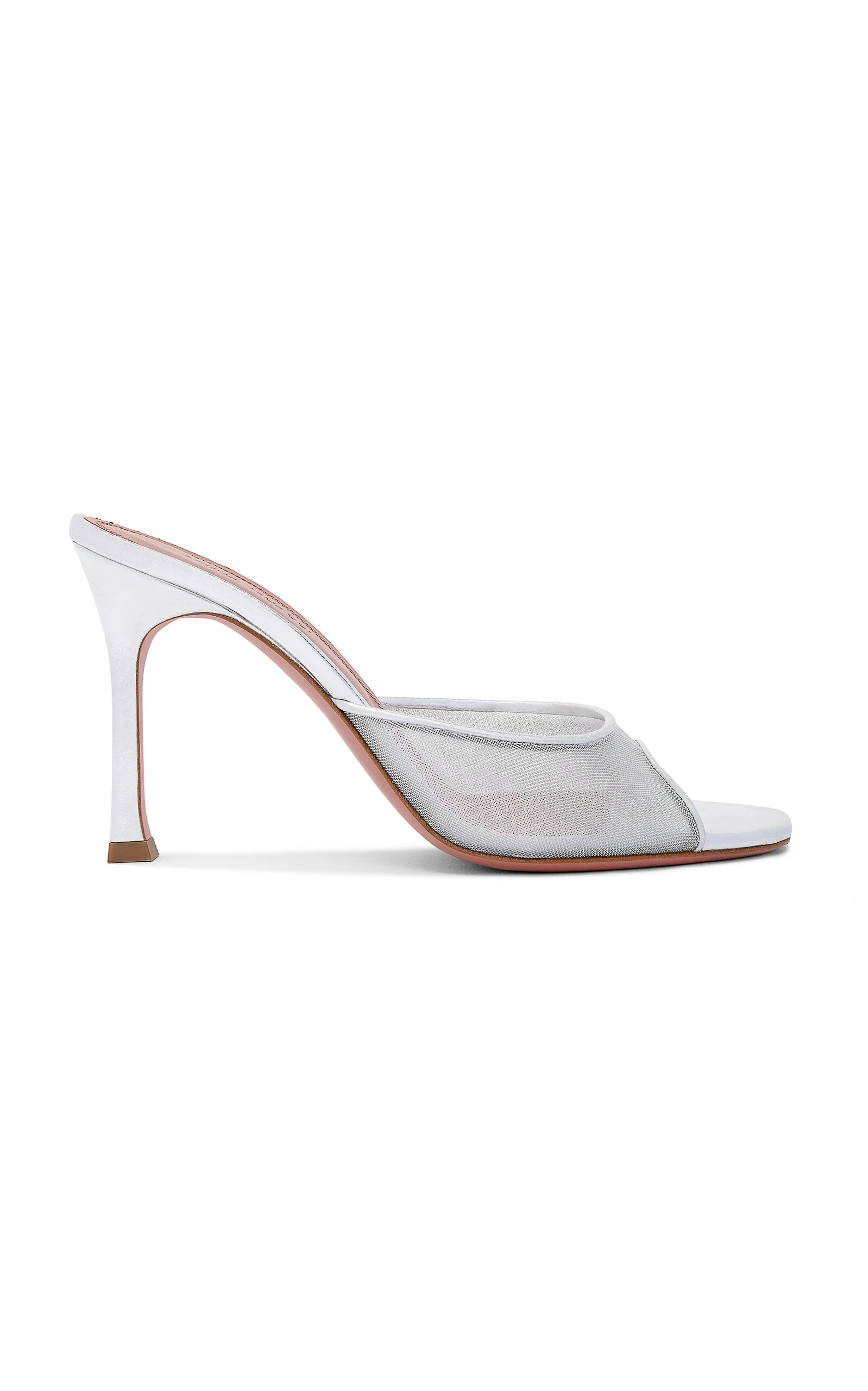 Alexa Mesh Mules silver - 1