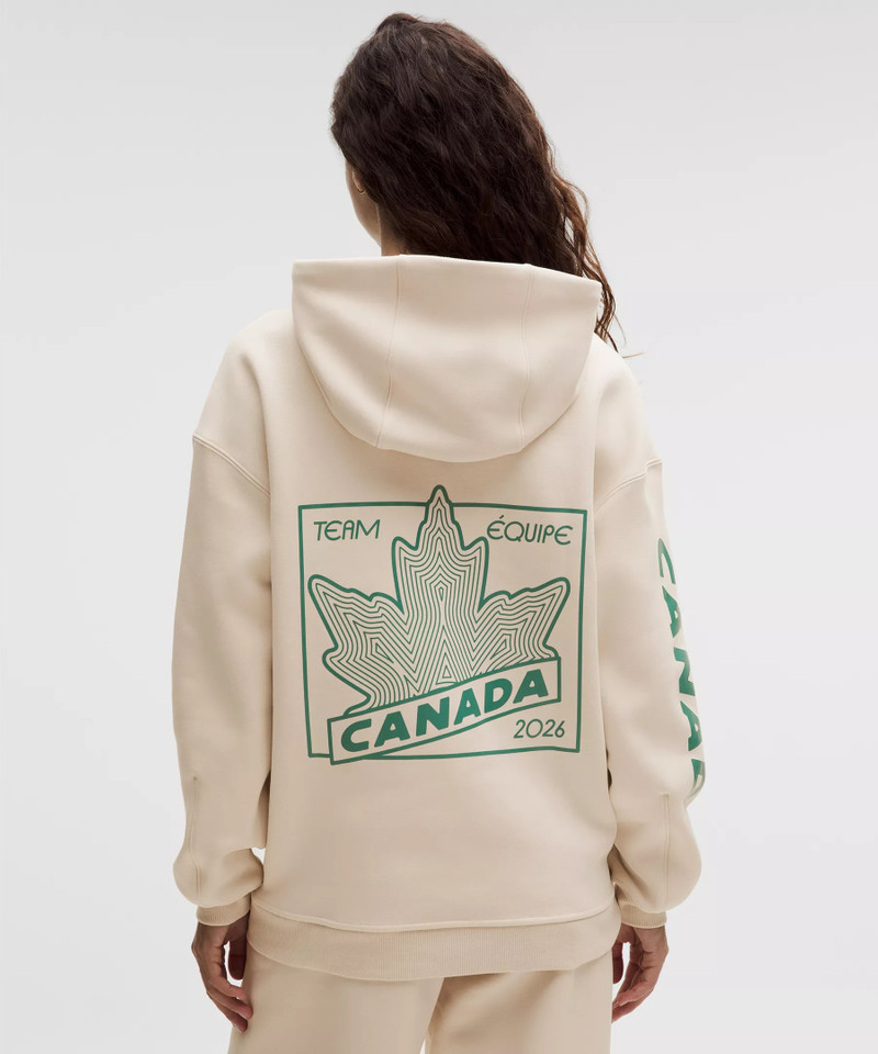 Team Canada Womens Big Cozy Oversized Hoodie *COC Logo 3