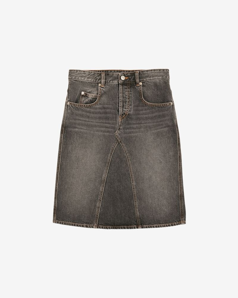 Isabel Marant Étoile FIALI DENIM MIDI SKIRT outlook
