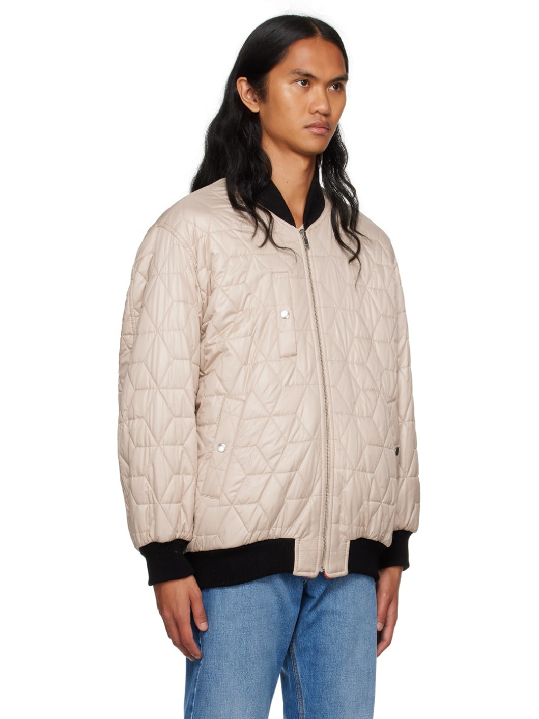 Orange Otis Reversible Bomber Jacket - 2