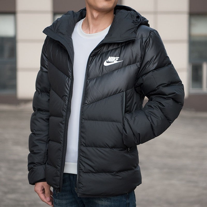 Nike Sportswear Down Fill Sports Hooded Down Jacket Men Black CU0226-010 - 4