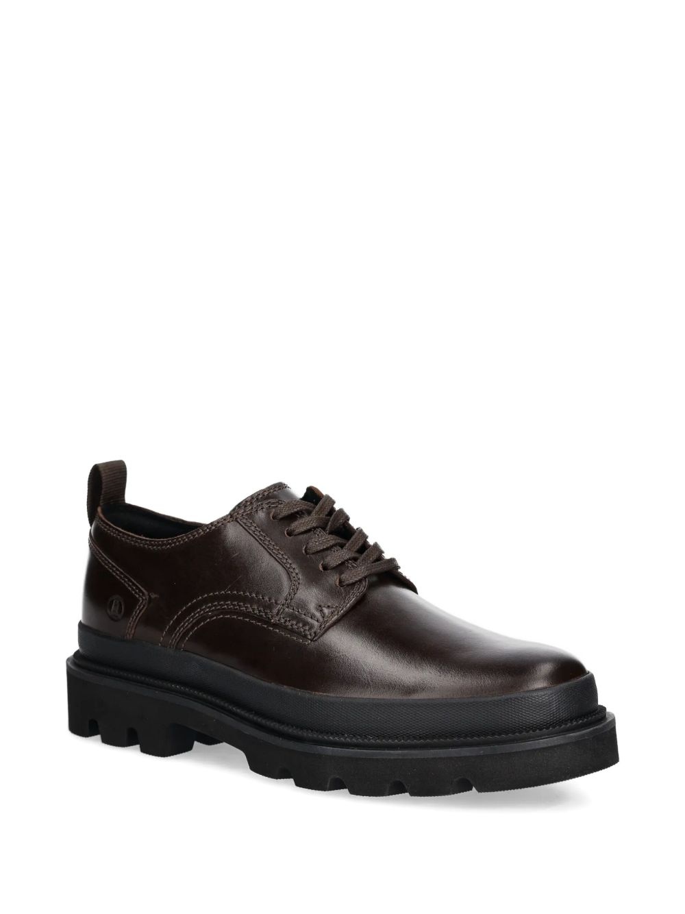 leather lace-up shoes - 4
