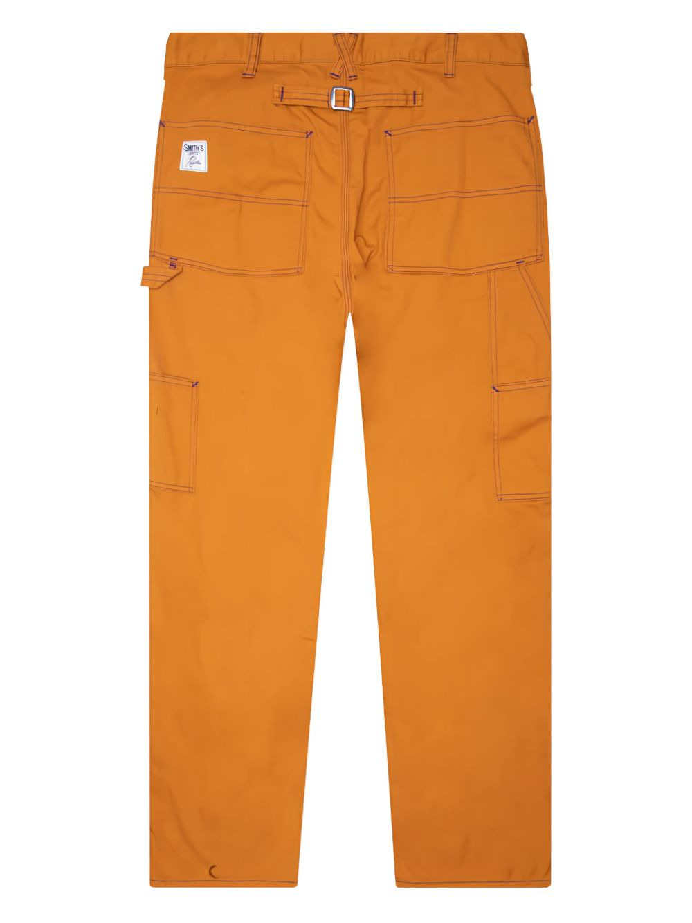x Smith's butterfly-embroidered twill trousers - 2