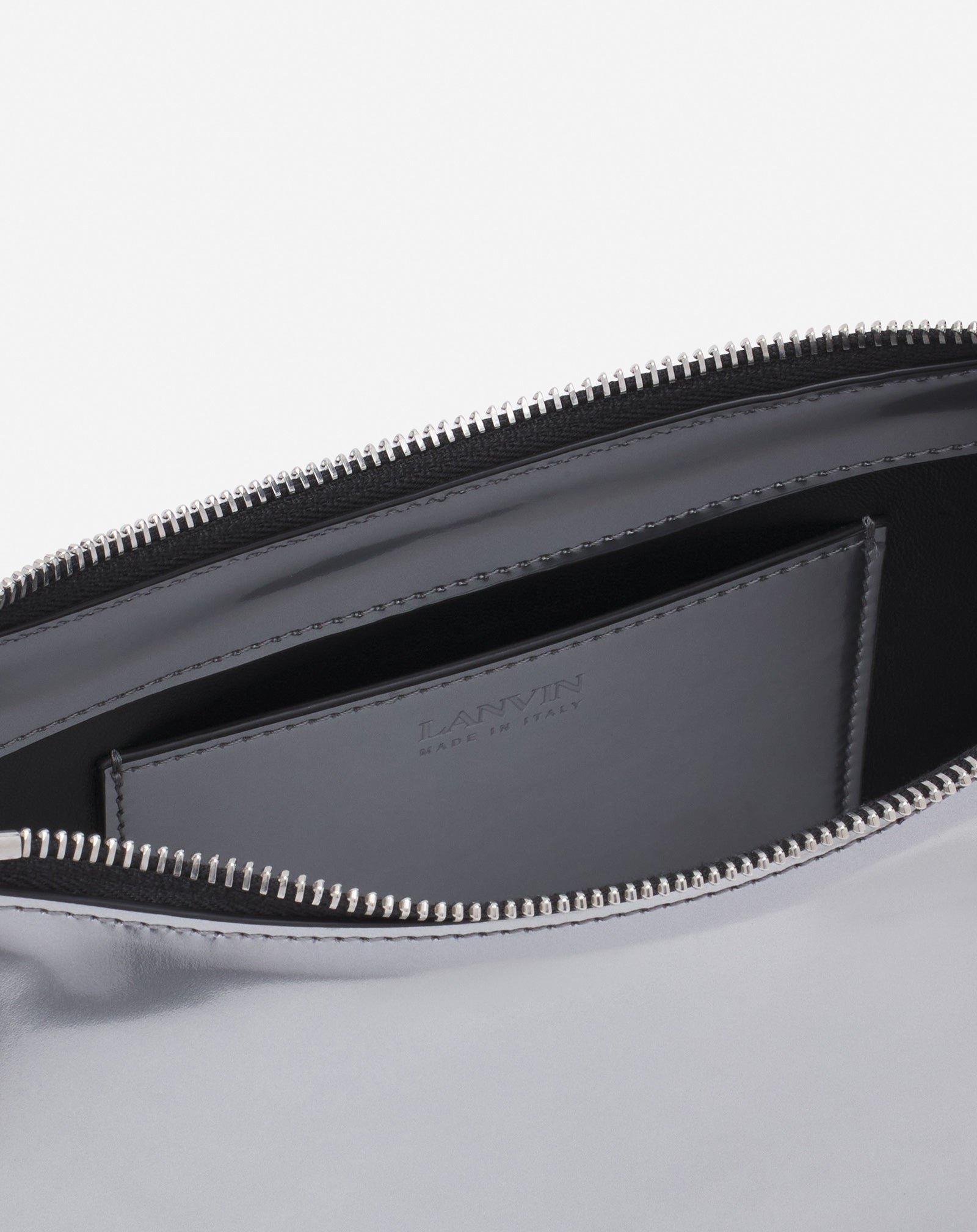 CONCERTO BAGUETTE BAG IN METALLIC LEATHER - 5