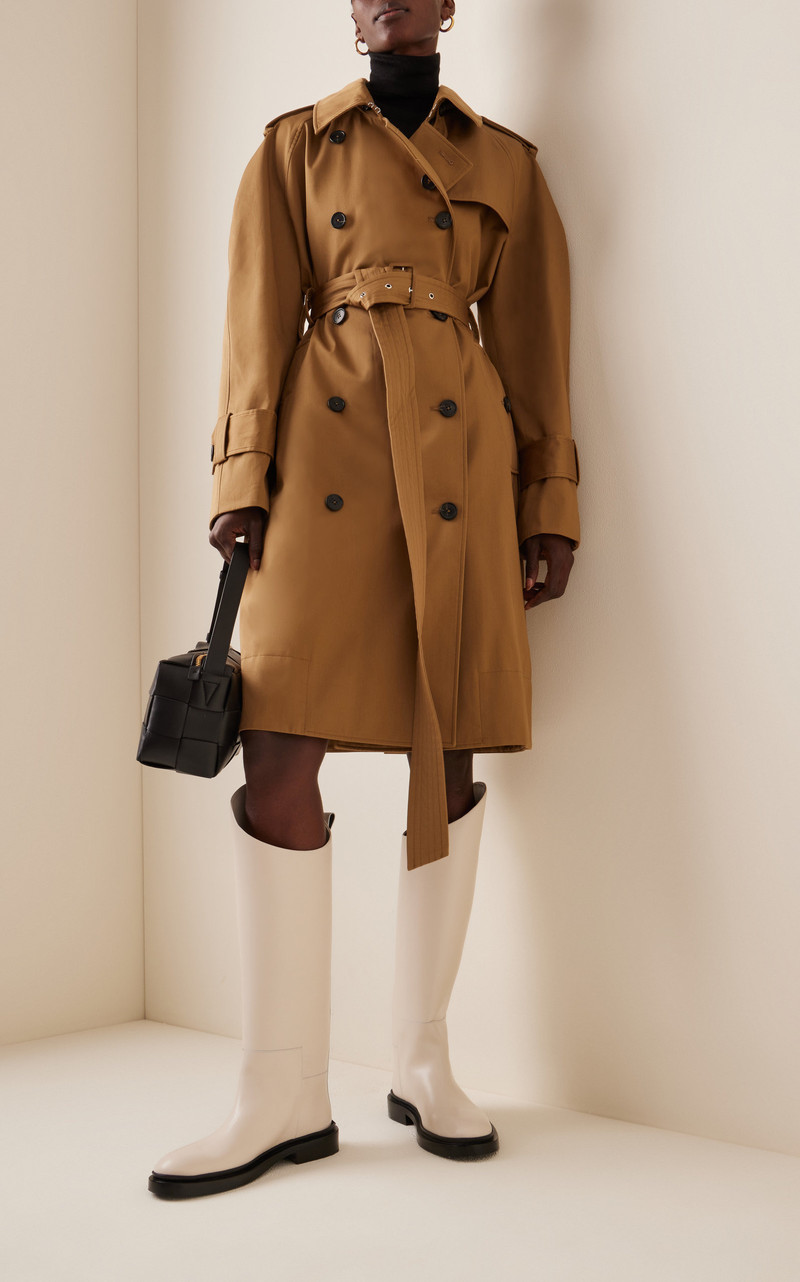 Leather Knee-High Boots neutral 2