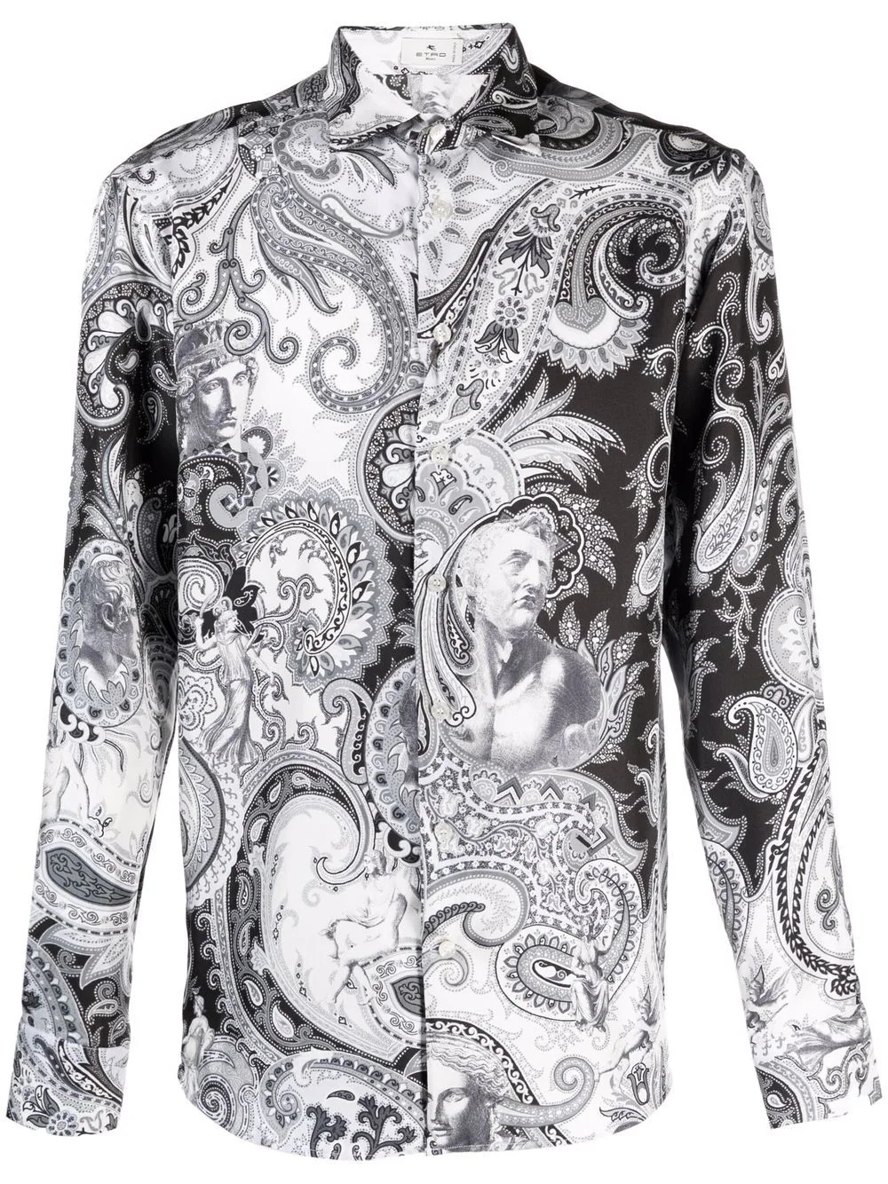 Ornamental Paisley-print silk shirt - 1