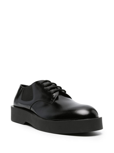 Jil Sander chunky-sole leather Derby shoes outlook