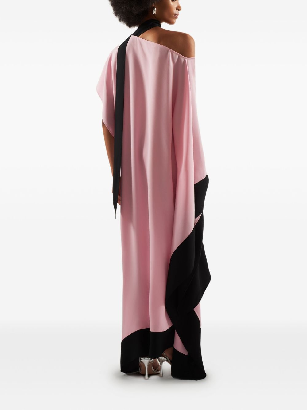 asymmetric-hem maxi dress - 3