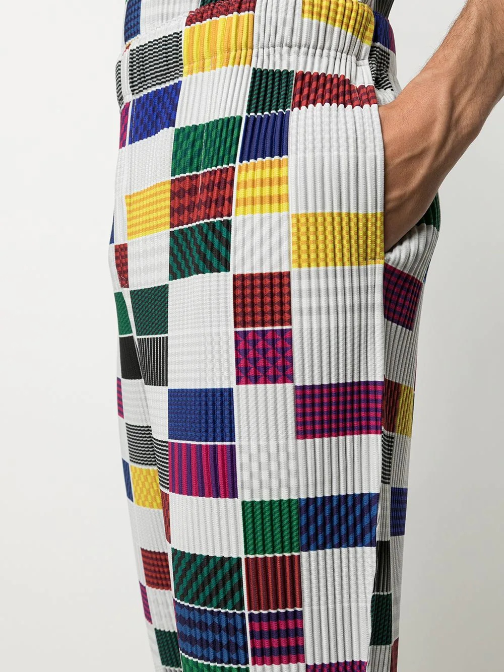 House check-pattern trousers - 5