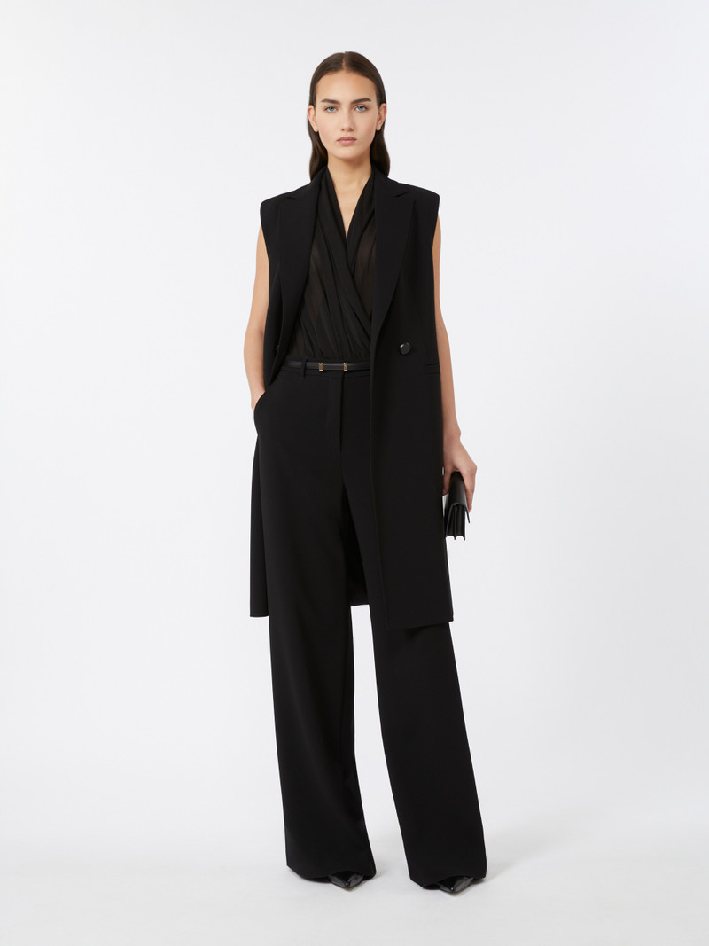 Max Mara VALLE Viscose jersey bodysuit outlook