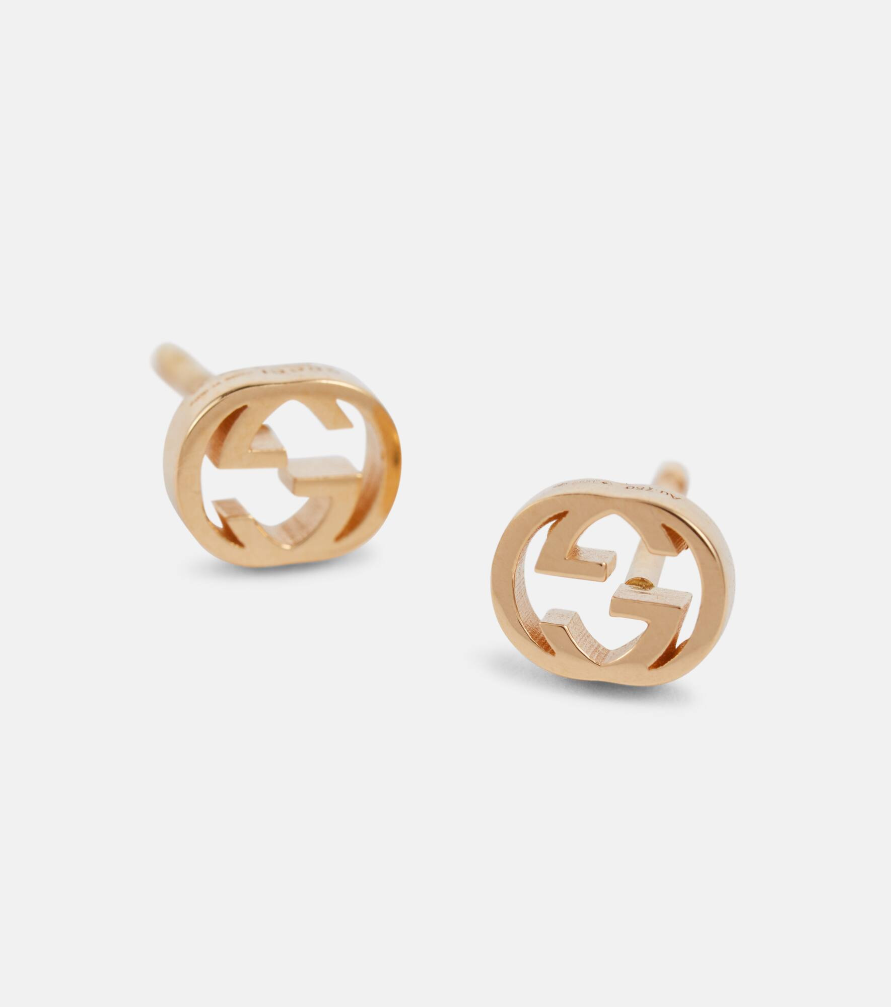 Interlocking G 18kt gold earrings - 4