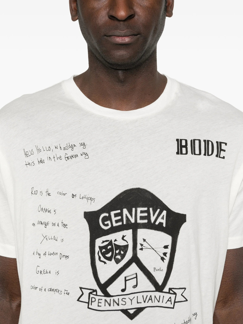 BODE Bode Camp Crest Graphic-print T-shirt outlook