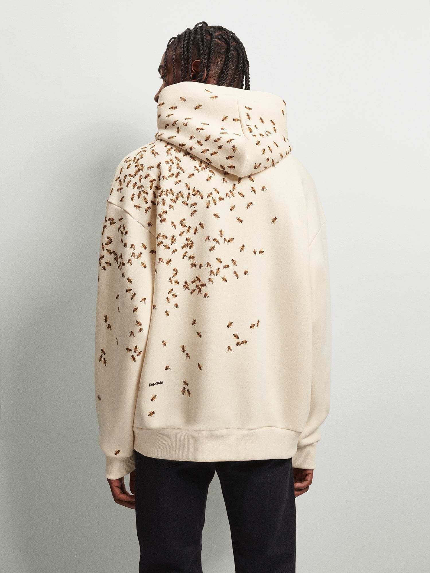 Mens Bee The Change Hoodie - Undyed - 3